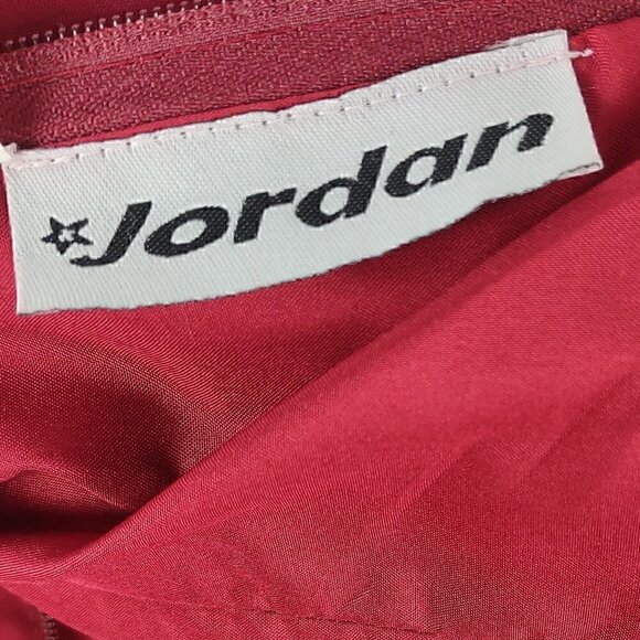 Jordan Women's Burgundy Formal, Wedding Prom, Strapless With Cover Dress Size 20 - Picture 12 of 14